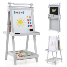 Nastavitelný dětský stojan s tabulí a magnetickou tabulí