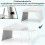 Pavillon pop-up 430 x 280 cm, côtés convertibles, blanc 4