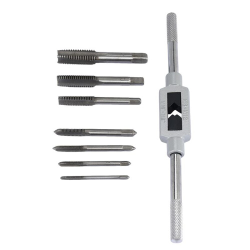 8 in 1 Tap Tool Set Thread Metric Machine Hand Screw Thread Plug Taps Set 1