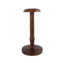 Vintage Holz Huthalter Perueckenhalter Stand