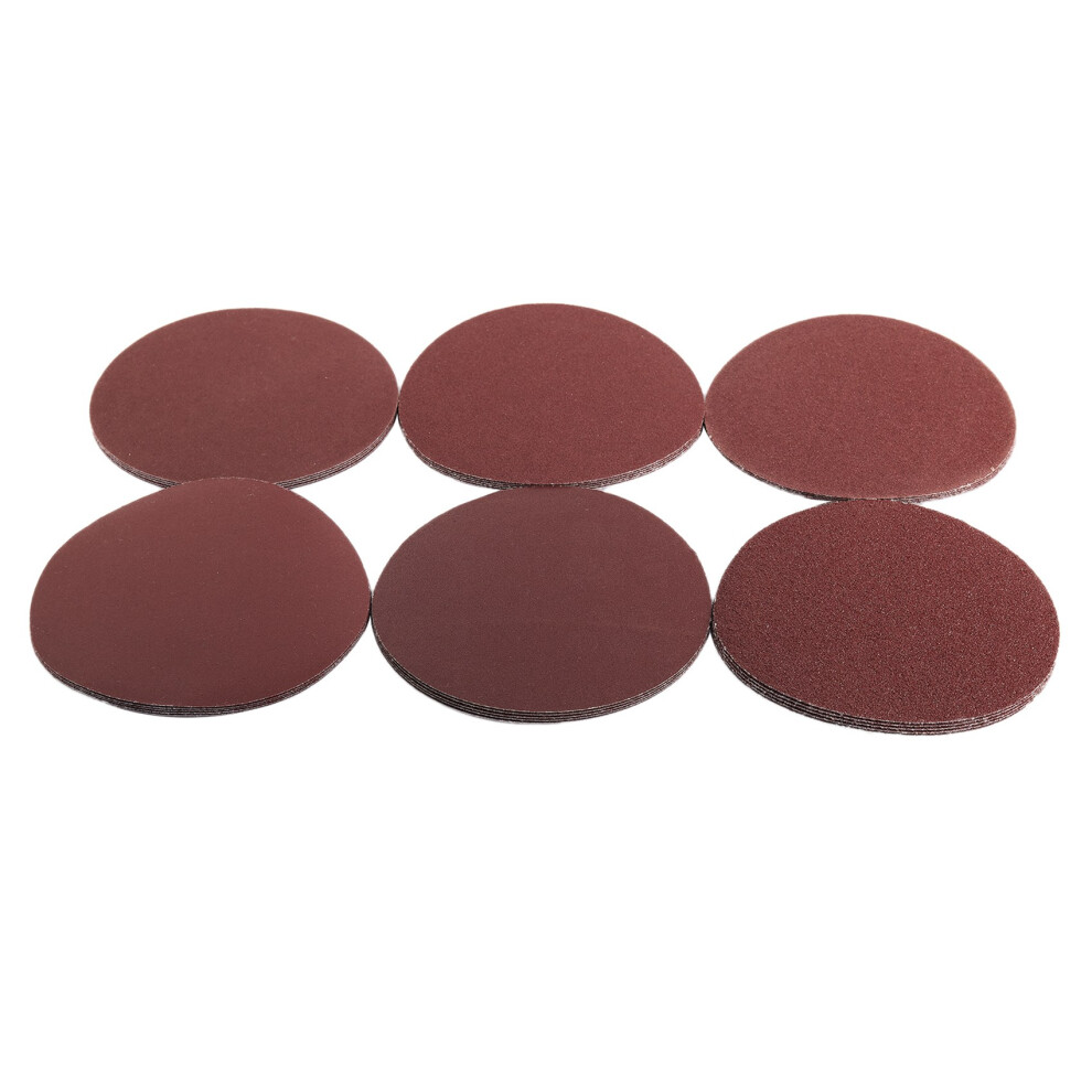 30Pcs/Set 5Inch 125Mm Round Sandpaper Disk Sand Sheets Grit 80/100/120/180/240/320 Hook And Loop Sanding Disc For Sander Grits 6031902540374