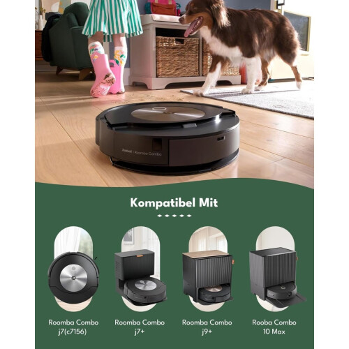Kit de 26 piezas de repuesto compatible con iRobot Roomba Combo J7+/j9+/10 Max 2