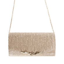 Women Evening Bag Party Banquet Glitter Bag For Women Girls Wedding Clutches Handbag Chain Shoulder Bag(champagne)