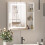 70x70 Bathroom Mirror Cabinet,Shaver Socket 1