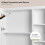 70x70 Bathroom Mirror Cabinet,Shaver Socket 7