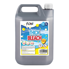 Flowchem Thick Bleach Extra Strong 5L - High-Performance Cleaning & Disinfection with Superior Stain Removal