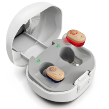 TWS Rechargeable Hearing Aids with Charging Case Noise Cancelling for Seniors