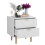 White Bedside Table for Bedroom - 53 x 50 x 40 cm 7