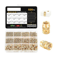 520pcs Knurled Metal Fasteners Providing Reliable Grip in