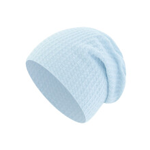 Baby Bonnet Cap Cotton Stretchy Headgear Protective-Light Blue