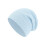 Baby Bonnet Cap Cotton Stretchy Headgear Protective-Light Blue 1