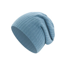 Baby Bonnet Cap Cotton Stretchy Headgear Protective-Old Blue