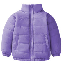 Soft Polyester Padded Overcoat For Kids Sensitive-Purple 150cm