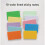 10 Pack Bright Color 10 Color Stick Note Premium Adhesive Lined 7