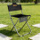 High Capacity Aluminum Folding Stool For Outdoor Use And Stable 7