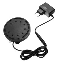 Luz LED borbulhadora para lago com bateria recarregável, design à prova d'água, disco de pedra difusora para aquário com mudança de cor,