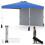 Pavillon pop-up 3 x 3 m avec paroi latérale, portable, bleu 1