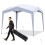 Gazebo pop-up impermeabile 3x3m con ruote, picchetti e corde 1