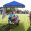 Pop-Up Canopy Tent 2x2m, Adjustable Height, Blue 1