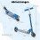Foldable Kids Scooter with LED Wheels and Adjustable Handlebar 1
