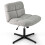 Height-Adjustable Armless Office Chair, Grey 1