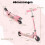Foldable Kids Scooter with LED Wheels, Adjustable Handlebar 1