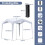3x3 m Pop-Up Gazebo, Waterproof, Includes Bag & Stakes 2