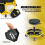 Adjustable Mechanic Stool with Tray, 150kg Capacity, Yellow 5