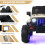 Carrinho elétrico infantil de 12 V com controle remoto e MP3, cáqui 5