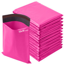 iSOUL Poly Mailer Bags 12x16 Self-Seal, Shipping Envelopes Strong, Waterproof, Tamper-Proof Polythene Packaging for Clothes