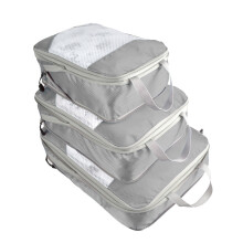 Organizer-Set für Koffer - Packwürfel für Koffer / Set à 3-tlg Grey