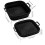 Zusammenklappbare Heißluftfritteuse Silikonform 17,5 cm 2er-Pack MultiColor 9