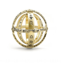 Faltbarer kosmischer Ring / Kugel Gold 18 mm