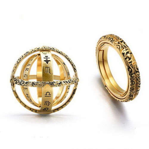 Faltbarer kosmischer Ring / Kugel Gold 18 mm 1