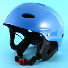 Sicherheits Schutz Helm 11 Atemlöcher Für Wassersport Kajak Kanu Surf Paddel Boot - Blau