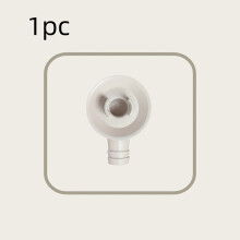 (1pc) Conector de manguera de drenaje de CA flexible, adaptador de condensado sin batería de PP y caucho para miniparticiones