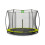 EXIT TOYS EXIT Silhouette Ground Trampoline 8ft with Safety Net – Green 1