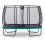 EXIT TOYS EXIT Elegant Premium Trampoline 8x14ft with Deluxe Safety Net – Green 1