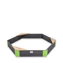 EXIT Aksent Wooden Sandpit Hexagon 160x140cm