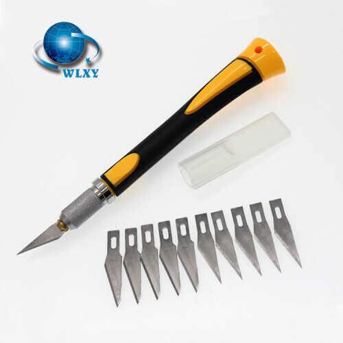 11pcs Precision CRAFT KNIFE - X-acto Style - Rubber Handle 1