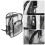 Heavy Duty Clear Backpack,Security Transparent School Backpack,See Through Bookbag For Work, Security Check And Travel 7