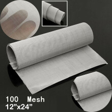 Stainless Steel 12*24inch 100 Micron Mesh Woven Wire Cloth Screen Filter Sheet