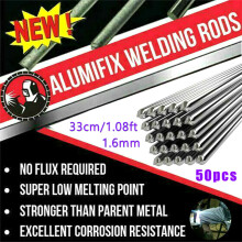 (1.6mm) 50PCS Aluminum Welding Rod Low Temperature Welding Wire Flux Cored Soldering Rod