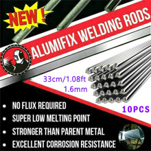 (1.6mm*33cm) 10PCS Universal Aluminum Solution Welding Flux-Cored Rods Wire Brazing Rods