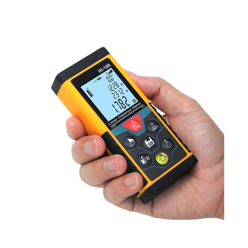 100M Handheld Digital Infrared Distance Meter Range Finder Measurer Diastimeter 320997689553