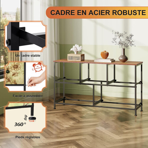 Commode 5 Tiroirs - Commode Chambre - Bohème Meuble à Tiroirs - Multicolore 2