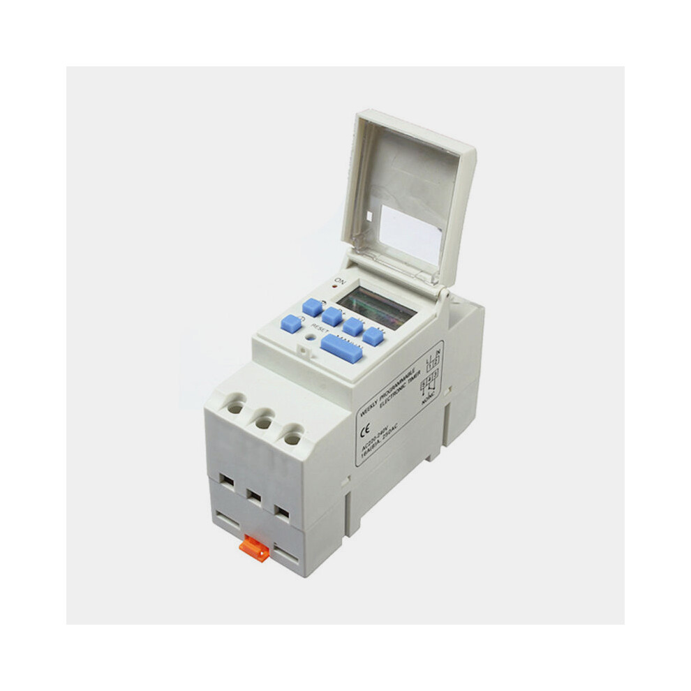 (12V) Digital Lcd Programmable Weekly Timer, Ac 220V 16A, Time Relay Switch 113121618877