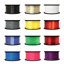3D Printer Filament Reel 1kg/2.2lb Spool 1.75mm Diameter PLA Multicolor