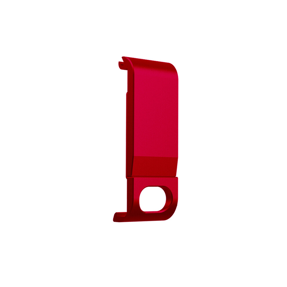 (Red) Metal Battery Lid Side Cover Case With Charging Port For Gopro Hero 9 Sports Camera Red 320997690771