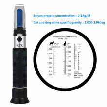 Handheld Tester 4 In 1 Engine Fluid Glycol Antifreeze Freezing Point Car Battery Refractometer Cat Urine Specific Gravity Detector